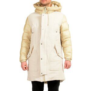 Hugo Boss "C-Caiso" Gray Wool Hooded Parka Coat US 38R IT 48R